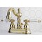 Kingston Brass KS1602WLL 4" Centerset Bathroom Faucet, Polished Brass KS1602WLL - alternate 2
